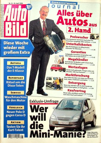 Deckblatt Auto Bild (16/1996)